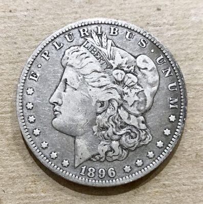 1896-O Morgan Silver Dollar - Fine