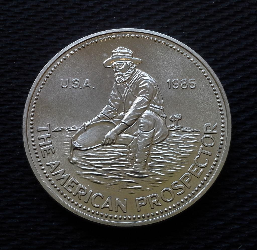 1985 Engelhard Prospector 1oz .999 Silver Round - Collectible