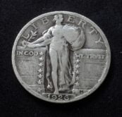 1926 Silver Standing Liberty Quarter