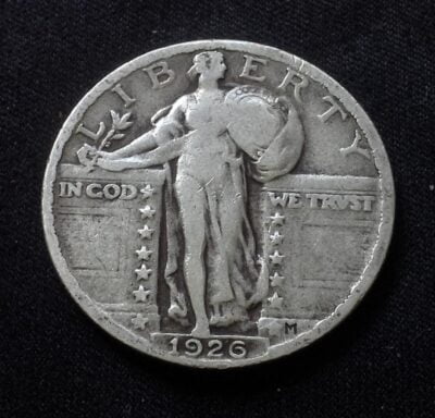 1926 Silver Standing Liberty Quarter