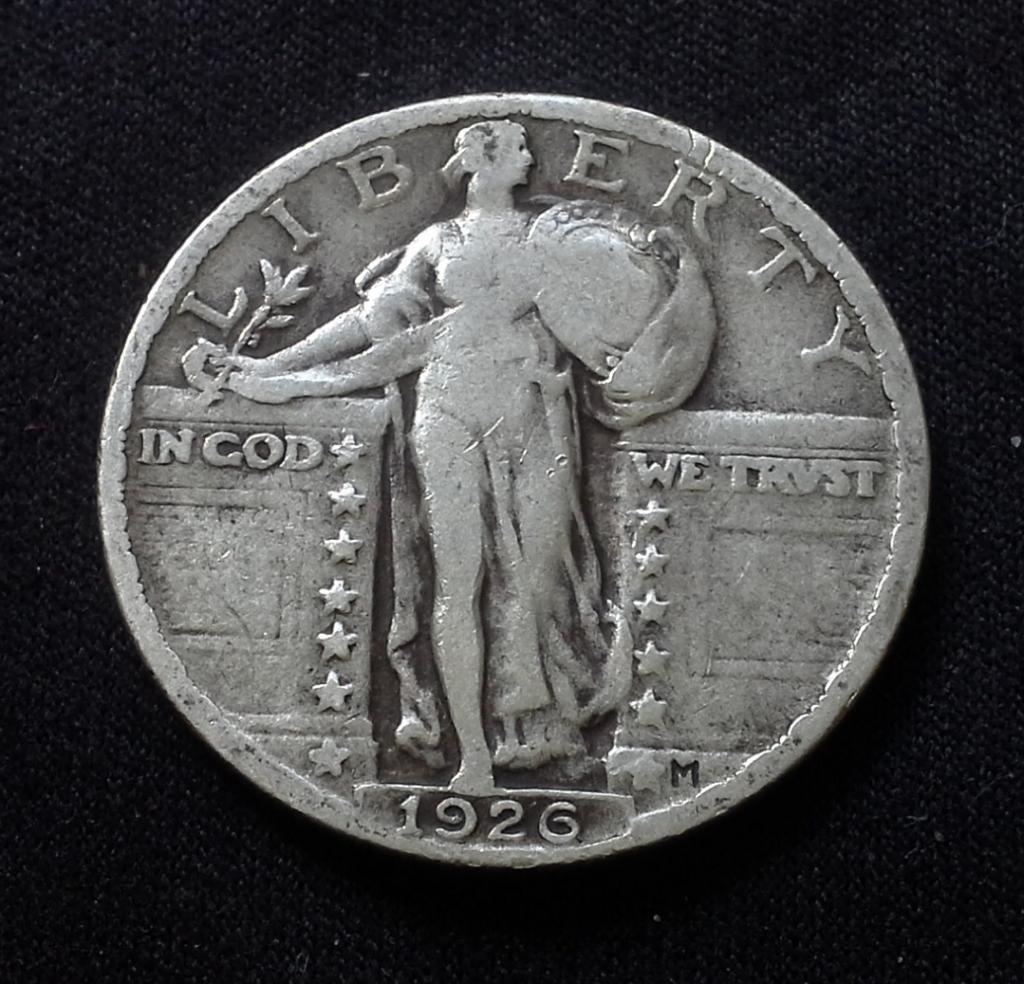 1926-S U.S Standing Liberty Silver Quarter