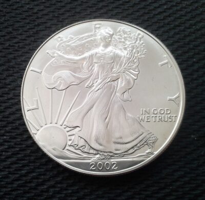 American Pacific Mint Early Plain Back Silver Bullet 1oz .999 Bar