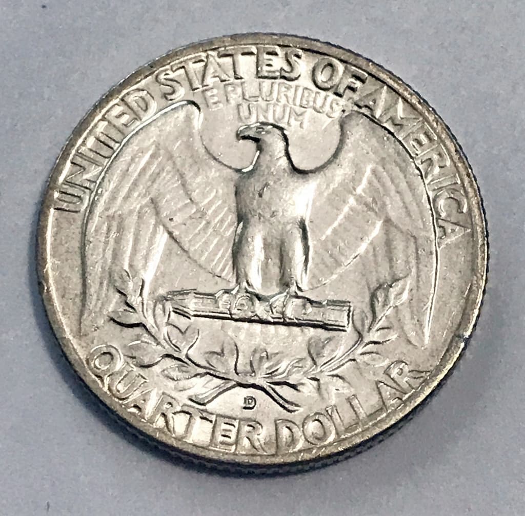 1954-D Silver Washington Quarter AU #3317 – Collectible Investors