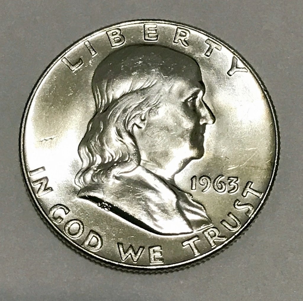 1963-D Silver Franklin Half Dollar #3887 – Collectible Investors