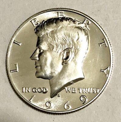 1969-S Silver Kennedy Half Dollar - Proof