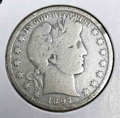 1897-O Silver Barber Half Dollar -G/VG #1395
