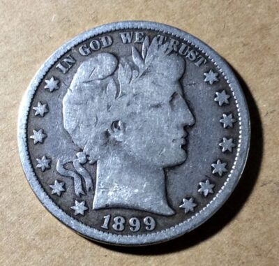 1899 Barber Silver Half Dollar
