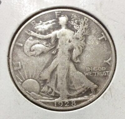 1928-S Silver Walking Liberty Half Dollar