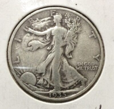 1935 Silver Walking Liberty Half Dollar