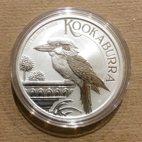 2022 Australian Kookaburra 1oz .999 Silver