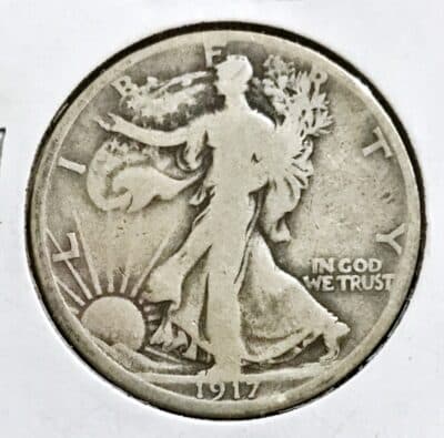 1917-S Silver Walking Liberty Half Dollar