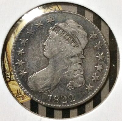 1822 Silver Capped Bust Half Dollar