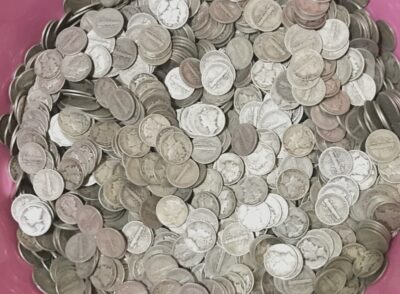 90% Silver Mercury Head Dimes - Avg Circulated 1916-1945