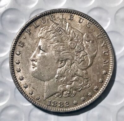 1882-O Morgan Silver Dollar - AU