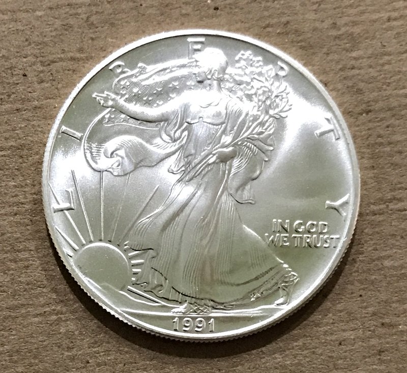 1991 American Silver Eagle 1 oz - Collectible Investors