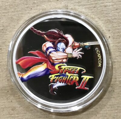 2021 Fiji 1 oz Silver Street Fighter II 30th Anniversary
