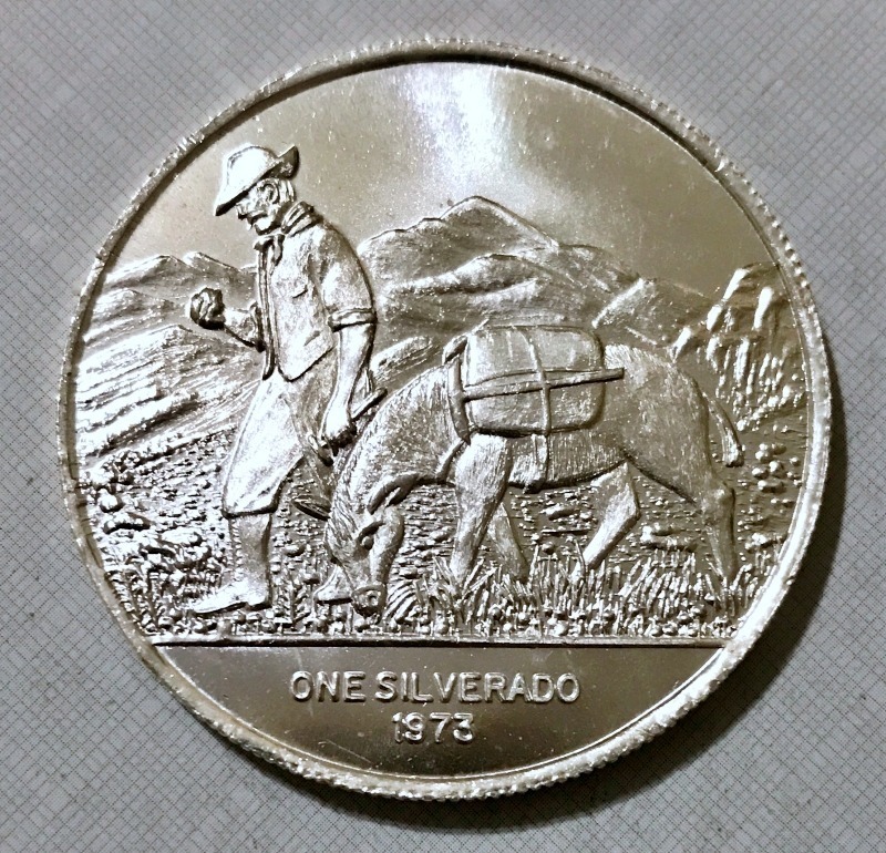 1973 Vintage World Mint 1 oz .999 Silverado - Collectible