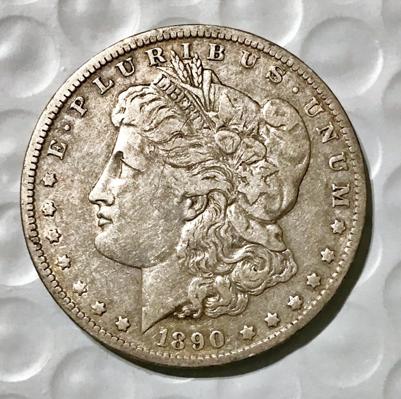 #C588 Morgan 1890 best S Silver Dollar