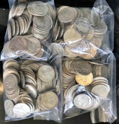 90% Silver Roosevelt Dimes - Avg Circulated 1946-1964