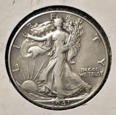 1941 Silver Walking Liberty Half Dollar Choice