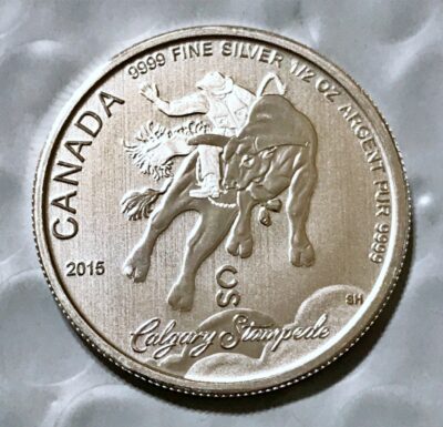 2015 Canada 1/2 oz Silver Calgary Stampede