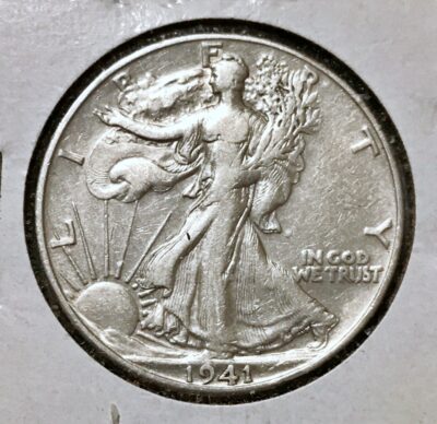 1941-D Silver Walking Liberty Half Dollar