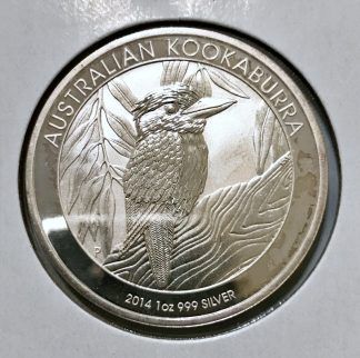 2014 Australia 1 oz .999 Silver Kookaburra