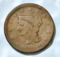 1841 Braided Hair Liberty Head Large Cent