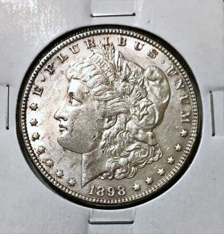 1898 Morgan Silver Dollar - AU+