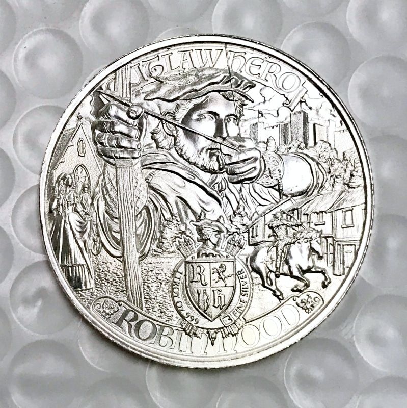 2021 Niue Silver $2 1 Ounce .999 – Robin Hood Outlaw Hero