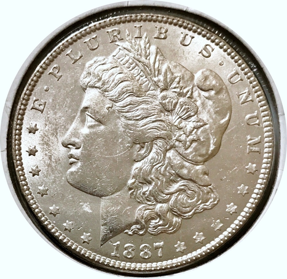 1887 Morgan Silver Dollar AU/BU