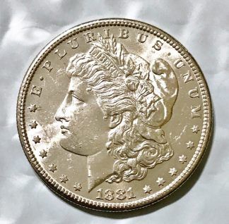 1881-S Morgan Silver Dollar BU