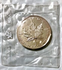 1988 Canada 1 oz .9999 Silver Maple Leaf - 1st Year Mint Sealed