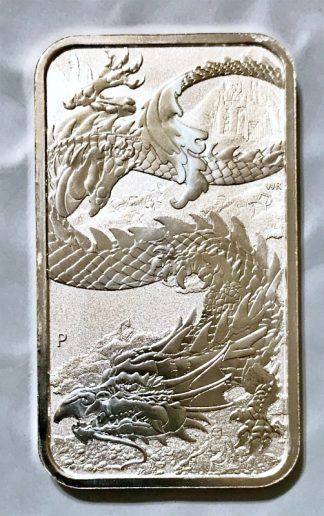 2023 Australia Perth Mint 1 oz .9999 Dragon Bar