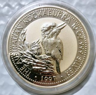 1997 10oz Australian Perth Mint Silver Kookaburra