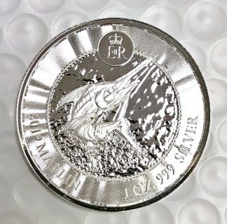 2019 Cayman Islands 1 oz .999 Silver Marlin