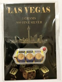 Las Vegas 5 gram .999 Colorized Slot Machine Bar