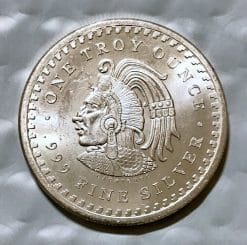 Golden State Mint GSM 1 oz .999 Aztec Calendar Silver Round