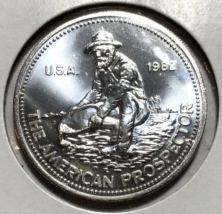 1982 Engelhard Prospector 1oz .999 Silver Round