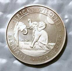 2024 Somalia Elephant 1 oz .9999 Silver