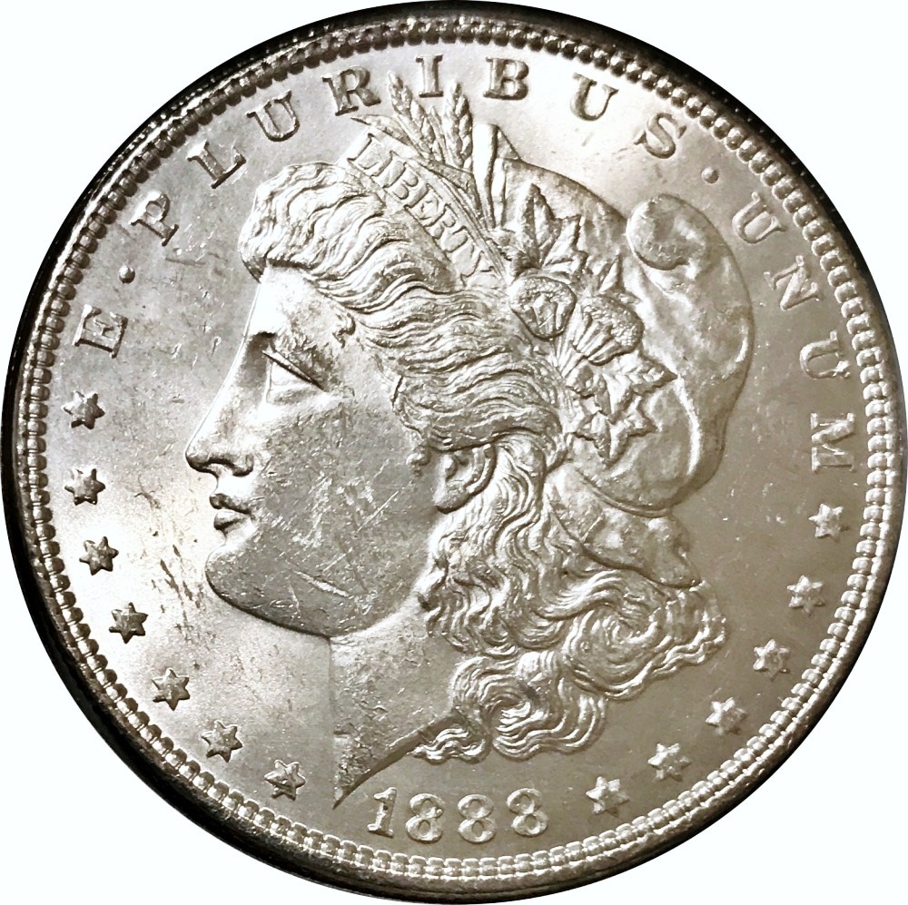 1888 Morgan Silver Dollar – AU/BU