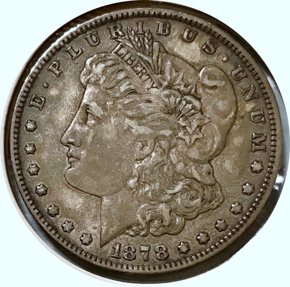 1878 7TF Morgan Silver Dollar – VF